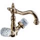 Смеситель для раковины Boheme Crystal золото 292-CRST