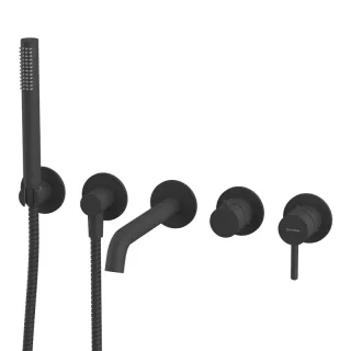 Смеситель встраиваемый  WHITECROSS YSET1240BL черный