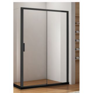 Душевая дверь Aquanet Pleasure AE60-N-160H200U-BT 273600 160 см профиль чёрный стекло прозрачное