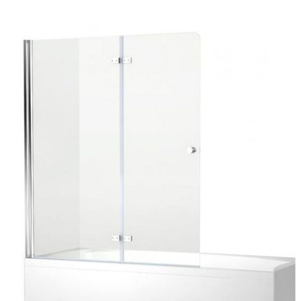 Шторка на ванну Aquanet Beta 4 NF6222-hinge 196053 120 см профиль хром стекло прозрачное