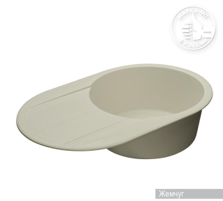 Мойка кухонная Акватон Амира 78см жемчуг