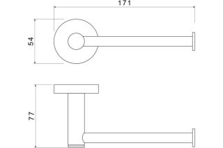Бумагодержатель Aquatek Европа AQ4108CR хром