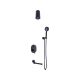 Душевая система встраиваемая Bronze de Luxe SCANDI 14582-501B, черный