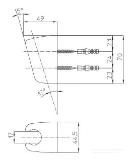 Держатель ручного душа Bossini C04000.030 хром