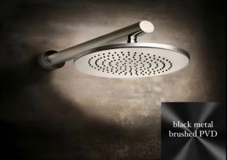 Верхний душ Gessi 316 54148.707 35 см чёрный брашированный