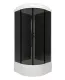 Душевая кабина Triton Грэй Щ0000067303 90x90 см профиль чёрный стекло тонированное