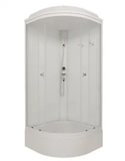 Душевая кабина Triton Ультра Щ0000061849 90x90 см профиль белый стекло прозрачное