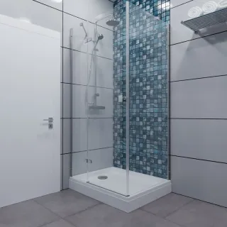 Душевой уголок Triton Брава Щ0000054194 120x80 см профиль хром стекло прозрачное