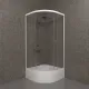 Душевой уголок Triton Ультра Щ0000061788 100x100 см профиль белый стекло прозрачное