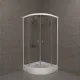 Душевой уголок Triton Ультра Щ0000061806 90x90 см профиль белый стекло прозрачное