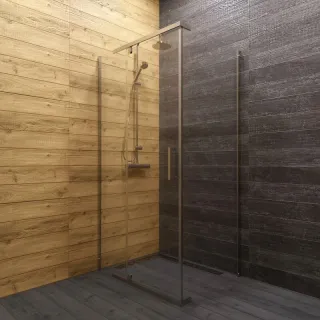 Душевой уголок Triton Терра Щ0000072197 120x90 см профиль хром стекло прозрачное