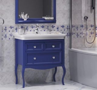 Тумба под раковину Opadiris Валери 00-00006802 сапфир