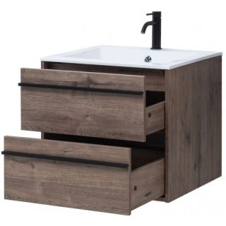Тумба под раковину Aquanet Lino 253910 60 см дуб веллингтон