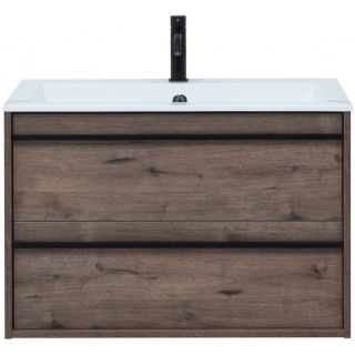 Тумба под раковину Aquanet Lino 253912 80 см дуб веллингтон