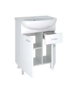 Тумба под раковину Runo 1 ящик (под умывальник Уют 60) Уют 60 (00000000501)