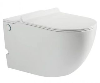 Импульсный унитаз с инсталляцией SantiLine SL-5031 белый