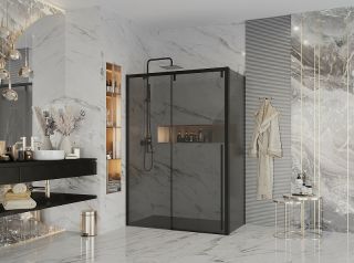 Боковая стенка Ambassador Intense 100IBB 100см чёрный/тонированное