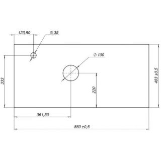 Столешница Aquanet Nova Lite Loft 261853 90 см с полкой мрамор