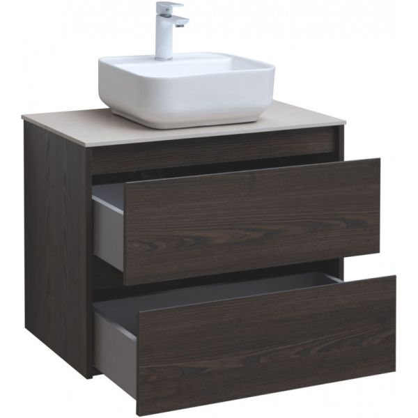 Тумба под раковину Aquanet Nova Lite 287895 75 см дуб чёрный