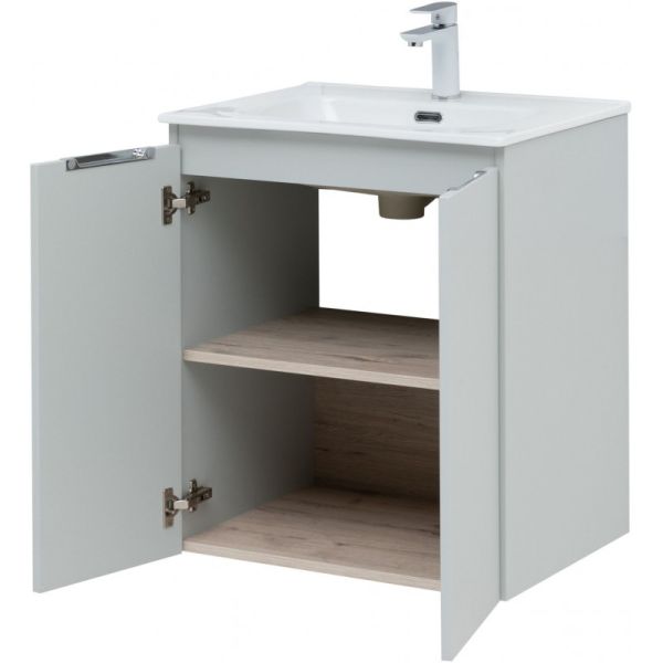Тумба под раковину Aquanet Алвита New 277524 60 см серый