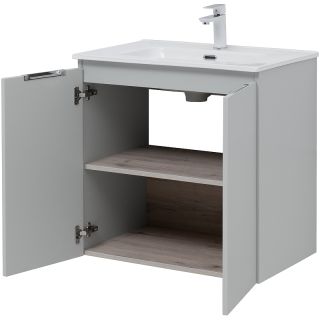 Тумба под раковину Aquanet Алвита New 303903 70 см серый