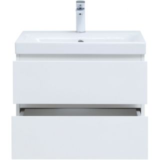 Тумба под раковину Aquanet Беркли 302349 60 см белый глянец