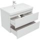 Тумба под раковину Aquanet Вега 308334 80 см белый глянец