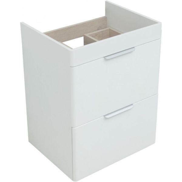 Тумба под раковину Aquanet Ирис New 310152 60 см белый глянец