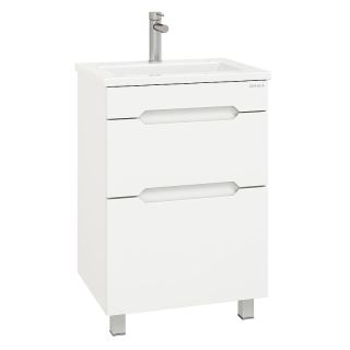 Тумба под раковину напольная Onika Айленд 106155 60 см белый