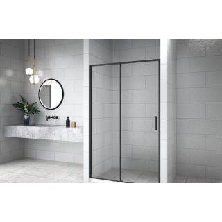 Душевая дверь Aquanet Pleasure Evo AE65-N140-BT 312541 140 см профиль чёрный стекло прозрачное