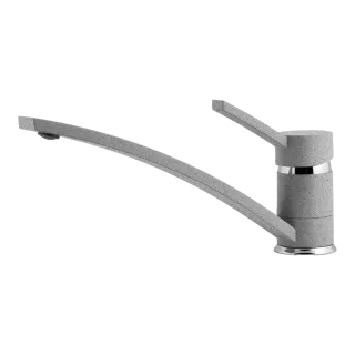 Смеситель для кухни GranFest 1724 серый