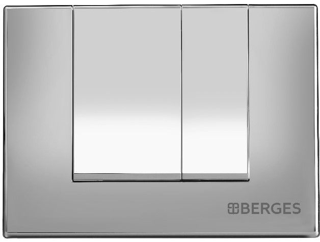 Инсталляция для унитаза Berges Novum S3 с кнопкой хром глянец 040243