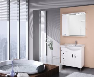 Зеркало-шкаф с подсветкой Bellezza Коралл 85см правый белый 00000001082