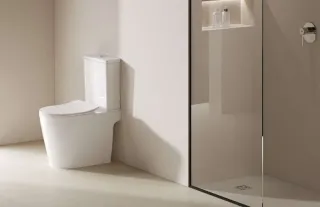 Унитаз-компакт Kludi Resa R 23WCB0543 безободковый смыв торнадо белый