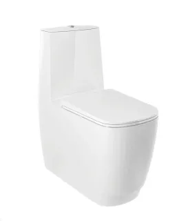 Унитаз-компакт Kludi Resa S 27WCB0153 безободковый белый матовый