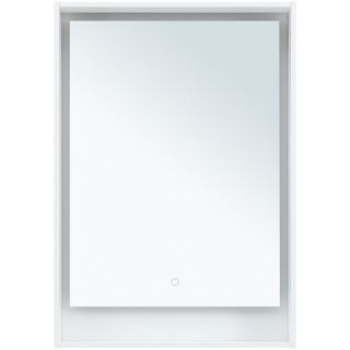 Зеркало с подсветкой Aquanet Милан 306380 60 см белый глянец