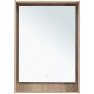 Зеркало с подсветкой Aquanet Милан 336403 60 см дуб светлый