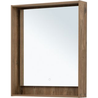Зеркало с подсветкой Aquanet Милан 336399 70 см дуб рустикальный