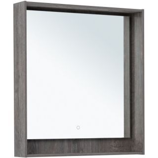 Зеркало с подсветкой Aquanet Милан 336395 80 см дуб рошелье