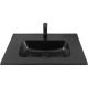 Раковина Aquanet Flat 329254 70 см чёрный матовый