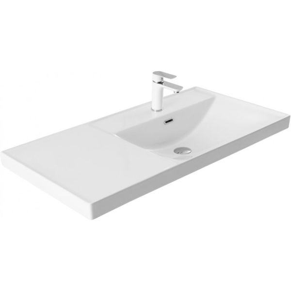 Раковина Aquanet Side 347437 правая 100 см белый