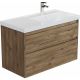 Тумба под раковину Aquanet Nova Lite 2.0 346319 100 см дуб рустикальный