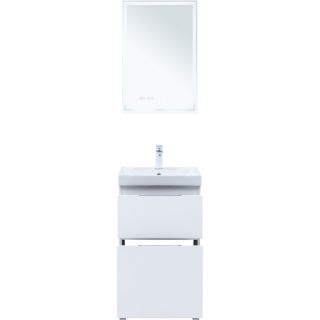 Тумба под раковину Aquanet Алвита New 344131 50 см белый матовый