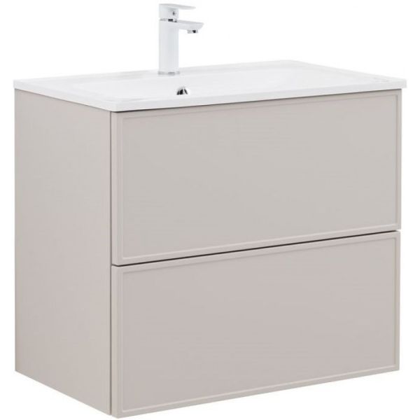 Тумба под раковину Aquanet Арт 343967 75 см бежевый