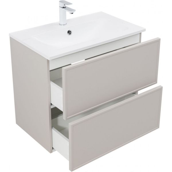 Тумба под раковину Aquanet Арт 343967 75 см бежевый