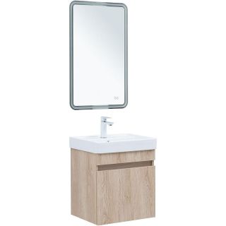 Тумба под раковину Aquanet Оптима 344802 50 см дуб светлый