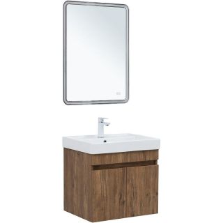 Тумба под раковину Aquanet Оптима 344795 60 см дуб рустикальный