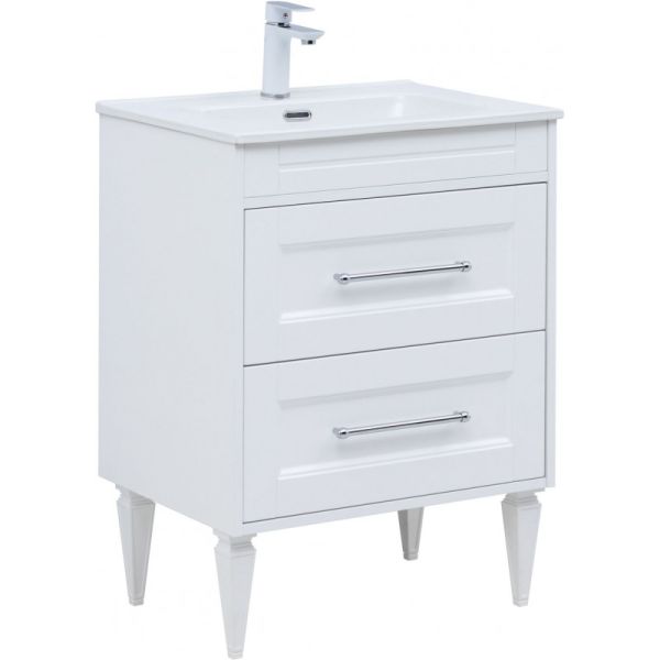 Тумба под раковину Aquanet Бостон New 306367 60 см белый сатин