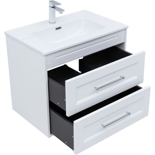 Тумба под раковину Aquanet Бостон New 339599 70 см белый сатин