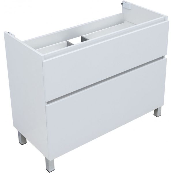 Тумба под раковину Aquanet Вега 344125 100 см белый глянец